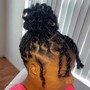 Two Strand Twist (Short to Medium Length)