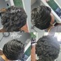 Relaxer Touch Up (Short hair ALL OVER)