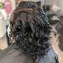 Natural Hair Silk Press