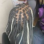 Individual Braids with crochet