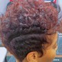 Shampoo and Style  relaxed hair