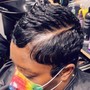 Shampoo and Style  relaxed hair