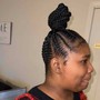 Braided ponytail