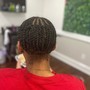 Simple men or female braids no hair added