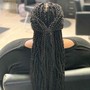 Smedium( Small/Medium size) Knotless Braids