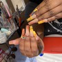 Hand Drawn Nail Art