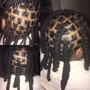 Medium knotless Braids