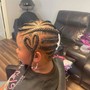 2 Feed In Braids