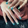 Abstract Nail Art Full Set