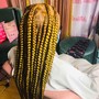 knotless Medium Size Box braids