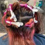 Ponytail or Pigtail with Extension Add-On