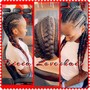 Cornrow top with knotless back