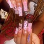 Long Acrylic Nails