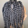 Shampoo with Braid down for Wigs or Crochets