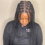 Bohemian Braids box braids bob