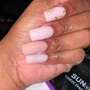 Classic Basic Pink and White French