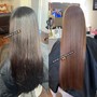 Application hair Extensions Keratin