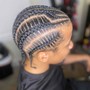 Kid's Basic Cornrows