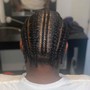 Small Knotless Box Braids