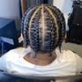 Small Knotless Box Braids