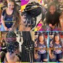 Cornrow top with knotless back