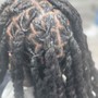 Retwist and Style with Haircut Included (Under 150 Locs Total)