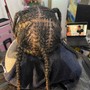 Natural hair 2 strand Twists