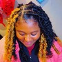 Small Individual Crochet Braids/locs w/ wash included