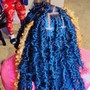 Small Individual Crochet Braids/locs w/ wash included