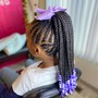 Kid's Braids with weave