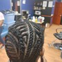 Cornrows style