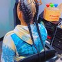 2 Feed In Braids