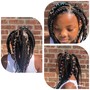 Cornrow ponytail