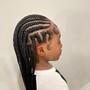 Kids 2 feed in braids.