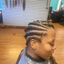 Jumbo Cornrow Braids