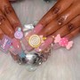 Add Candy/ 3D nail art short/medium