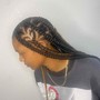 Large Knottless Individual Braids