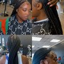 Small waist  box braids