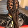 Long length locs retwist and style