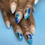 Intricate Abstract Nail Art