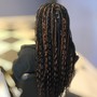 Box Braids (shoulder length)