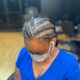 5 w/4 Small - 6 Stitch Braids (Waist Length, 52")