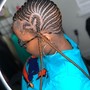 Tiny Braids w/ Feedin Style