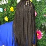 Box Braids over Locs