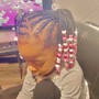 Kid's French Braids w/ weave