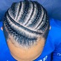 Men’s hair braids full hair