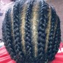 Wig braid down