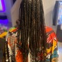 Boho Braids Over Locs