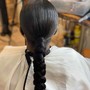 Straight Back Small Feed-In Cornrows  - Bri / Tracey