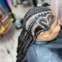 6-10 feed in braids